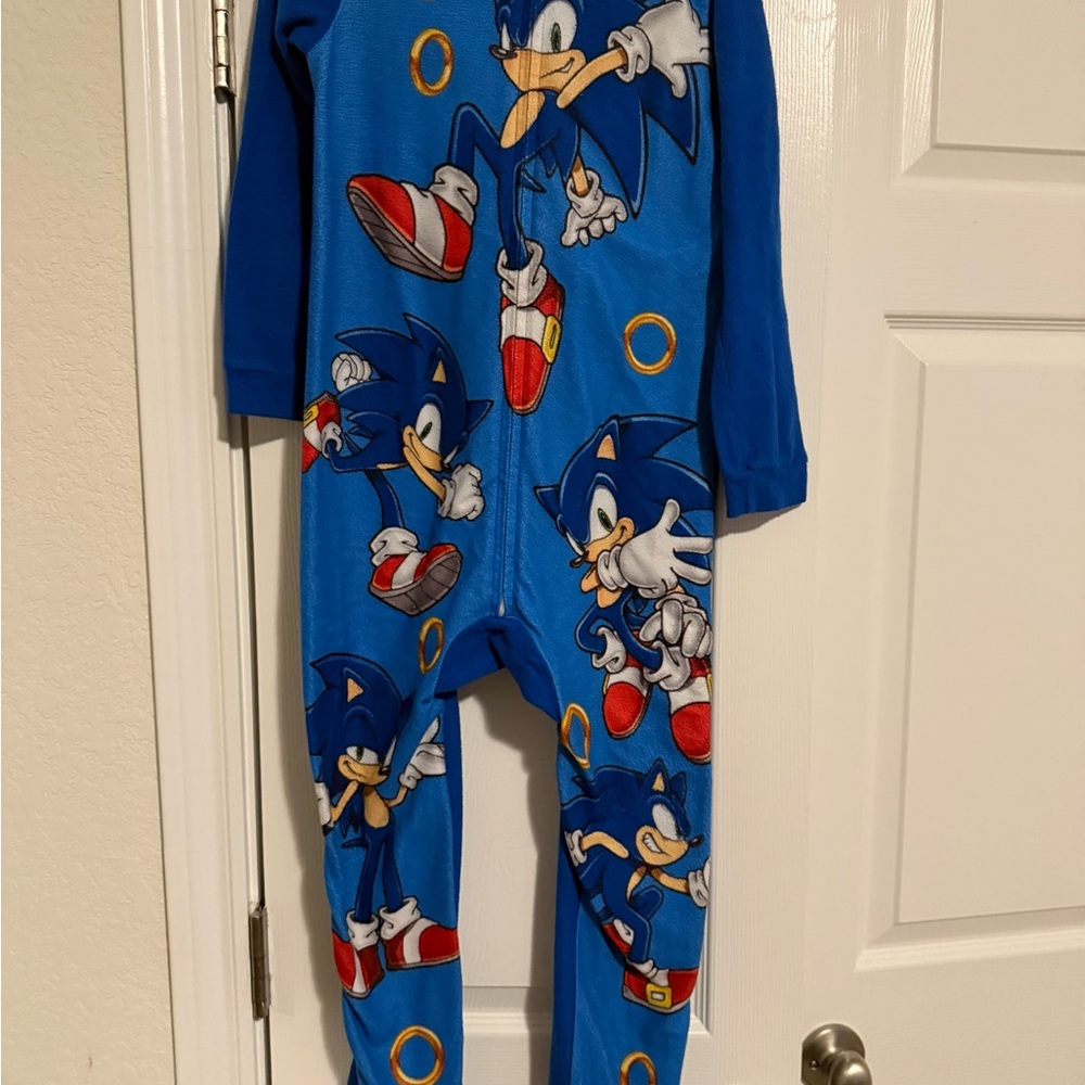 Sonic Editions Blue and Red Footies One Piece